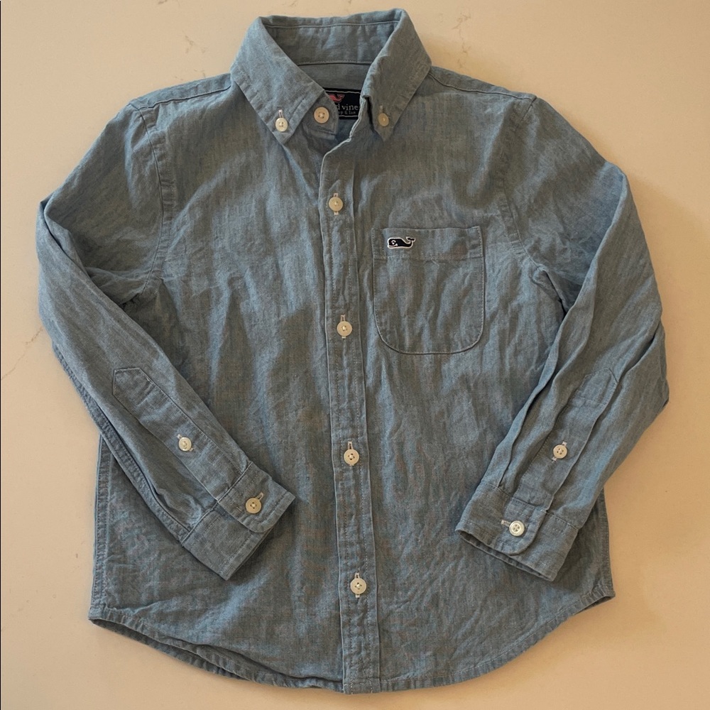 Vineyard Vines Chambray Button-Down Shirt